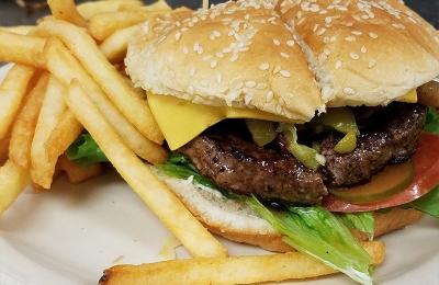 Burger and Fries